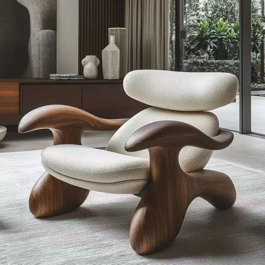 ANTNX Makeup Designer Living Room Chairs Luxury Modern Wooden Reading Living Room Chairs Ergonomic Dresser Sillon Postmodern Furniture ANTNX.COM