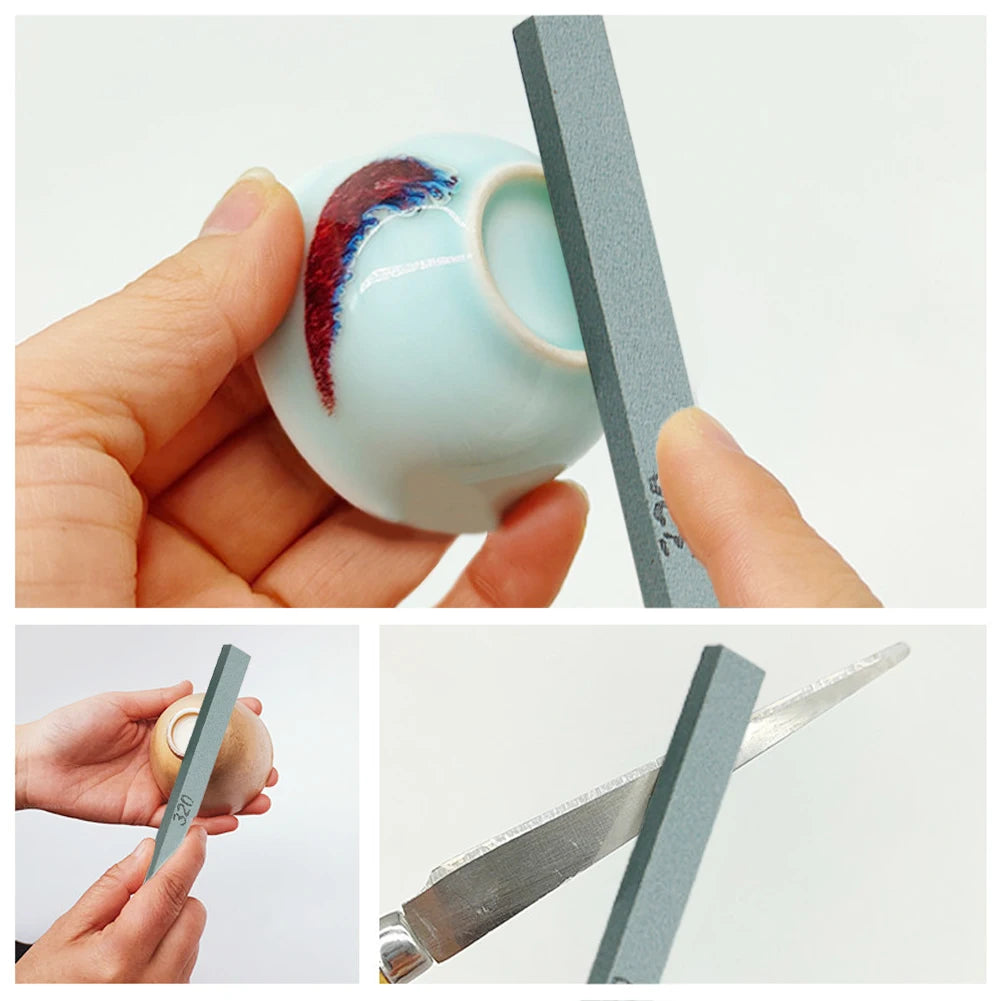 MMOOKA MMOOKA Pottery Tools Polishing Stone Small Coarse Grinding Ceramic Whetstone Ceramic Bottom Sticky Glaze Polishing Grinding ToolsMMOOKA.COM