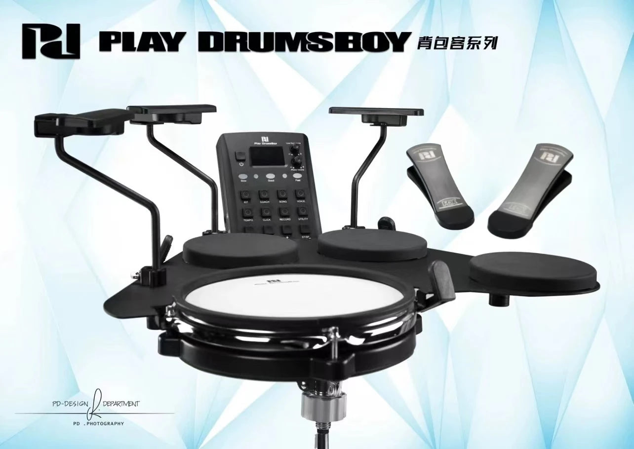 Electronic musical instruments Hot Selling Convenient Portable Lightweight Backpacker Series Electronic Drums Musical Instrument