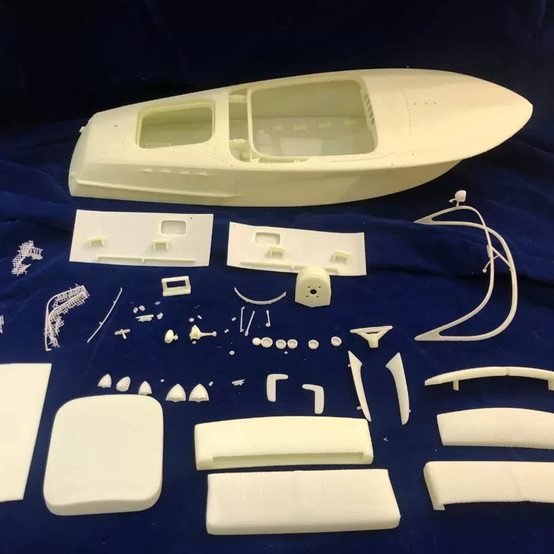 ANTNX 1/10 Remote Control Boat Model Kit Riva Classic Yacht Aristo 3D Printing Kit DIY Model Making Is Not Suitable for Novice Players ANTNX.COM