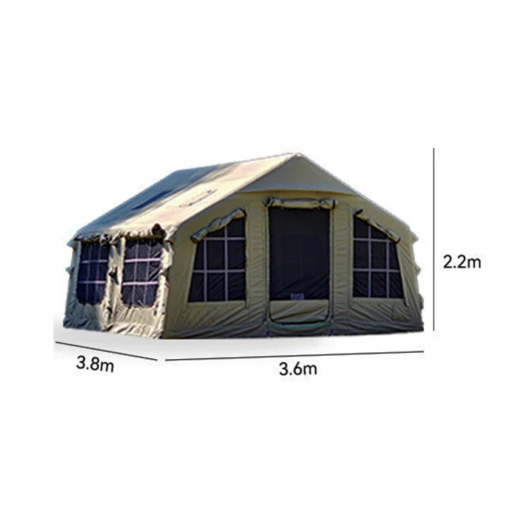 ANTNX Camping Inflatable Tent,3.6x3.8x2.2M One Room,Waterproof and UV Resistant,Outdoor Tent Suitable for Camping,Quick Auto Open ANTNX.COM