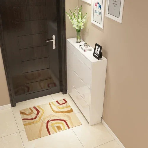 MMOOKA Modern Minimalist Shoe Cabinets White Ultra Thin Flip Multifunctional Shoe Cabinets Storage Zapateros Furniture