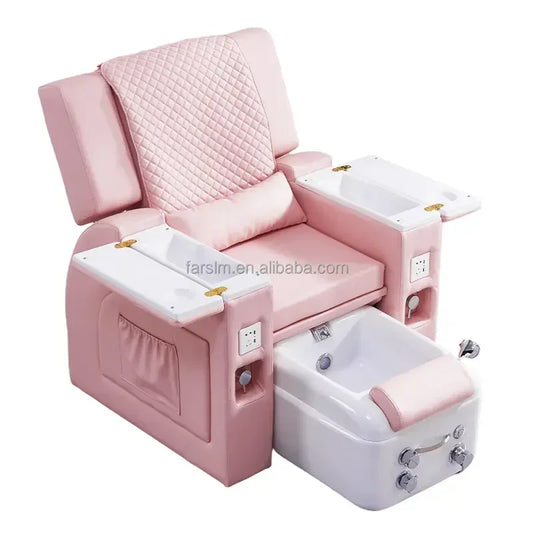 MMOOKA 2023 Professional Luxury Modern Beauty Nail  Furniture Reclining Swivel Foot Spa Massage Pedicure Chair