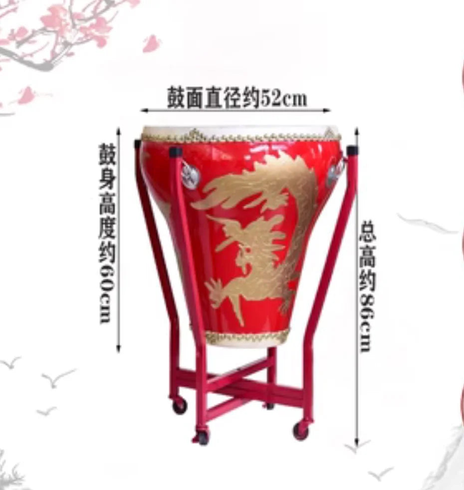 MMOOKA Flower pot drum Cowhide drum Chinese traditional percussion instruments