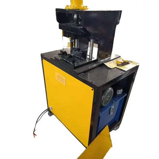 ANTNX New Hydraulic 90 Degree Square Tube Angle Cutting Punch, Stainless Steel Door Frame, Staircase Handrail Angle Cutting Machine ANTNX.COM
