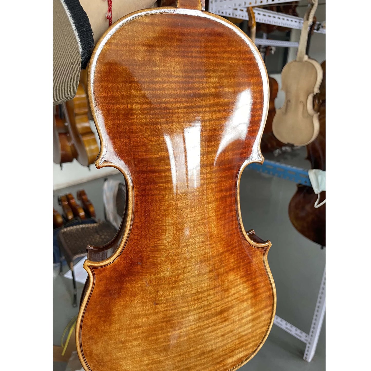 MMOOKA Professional European Aged Spruce and Flamed Maple Full Size 4/4 Violin