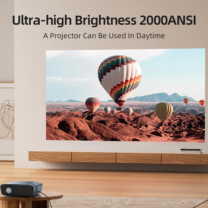 ANTNX [2000 ANSI & Google TV] 4K Movie Smart TV Projector WiFi Home Video Proyector Auto Focus Smart Projector Netflix & Google Play ANTNX.COM