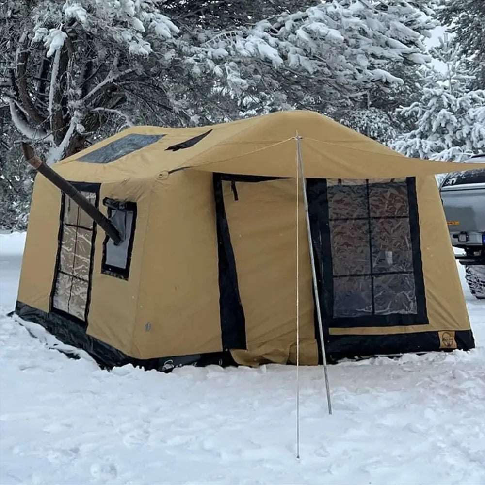 ANTNX Winter Tent Prefabricated Inflatable Shelter Tent Outdoor Glamping Camping Air Tent For Four Seasons ANTNX.COM