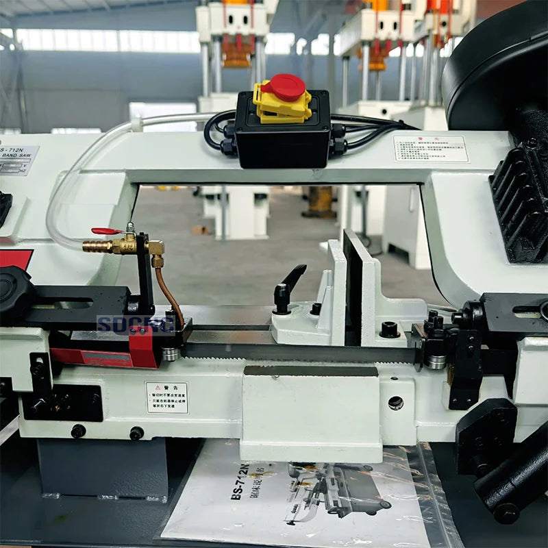 ANTNX High Quality Metal Horizontal Saw Machine BS-712 Mini Portable Metal Cutting Band Saw Machine for Cutting Metal ANTNX.COM