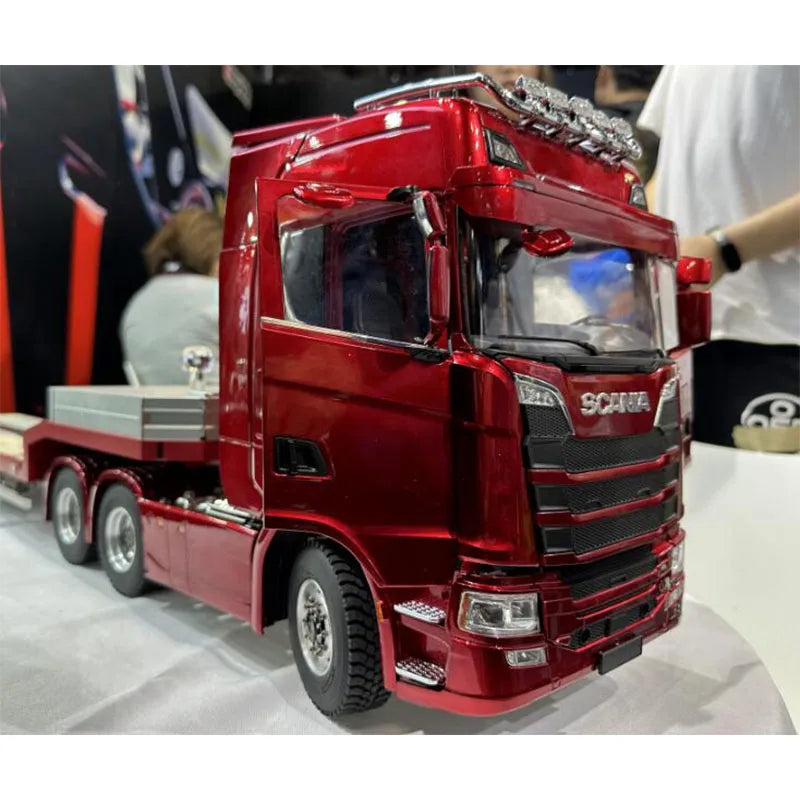 ANTNX 770S RC Truck 1/14 Tamiya RC Trailer RTR Version Upgraded Door Opening Design with Cab Interior Boy Remote Control Truck Toy ANTNX.COM