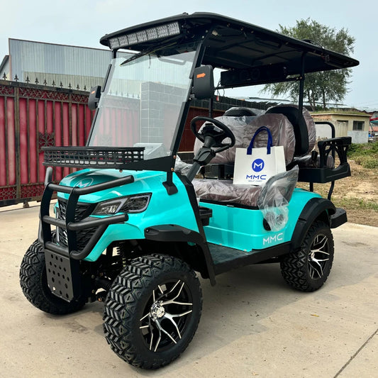 ANTNX Lifted Four Wheels Club Car Golf Buggy Cart off Road Hunting Lithium Battery 4 Seaters Electric Golf Cart ANTNX.COM