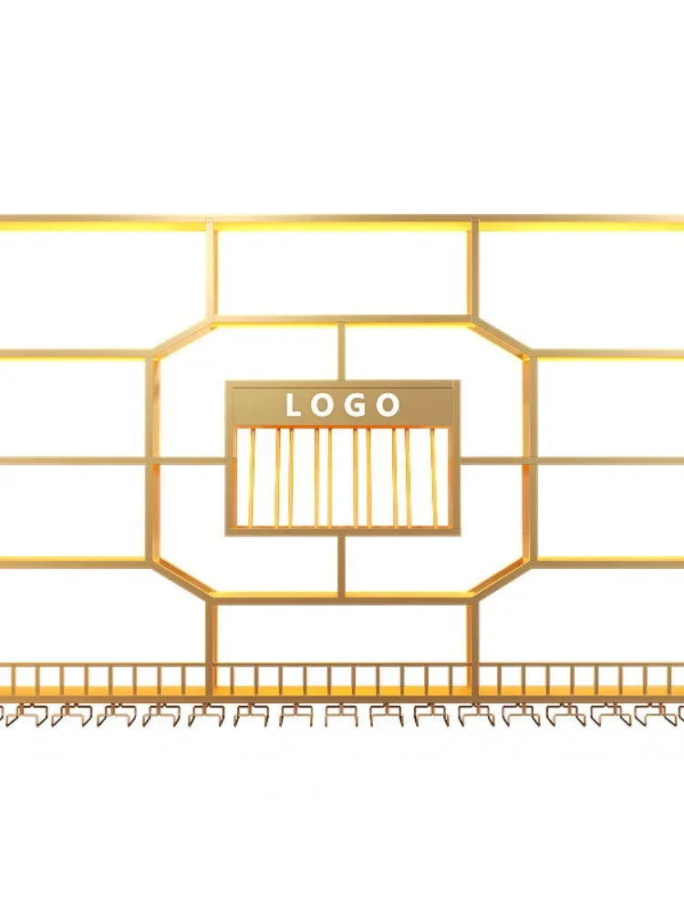 MMOOKA Black Display Wine Racks Wall Mounted Hanging Commercial Wine Bar Cabinet Restaurant Home Meuble Rangement Vin Decorations