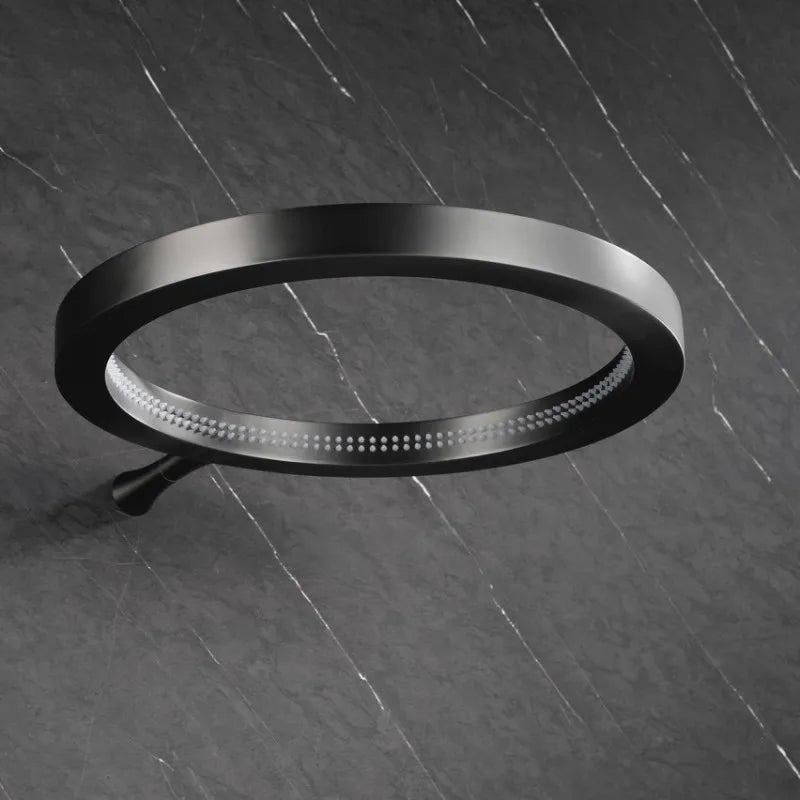 MMOOKA Tuqiu Bathroom Wall Mounted Shower Head Rainfall Brass 50x50cm Brush Gold Gray Basketball Hoop Design Pressure boost Ceiling MMOOKA.COM