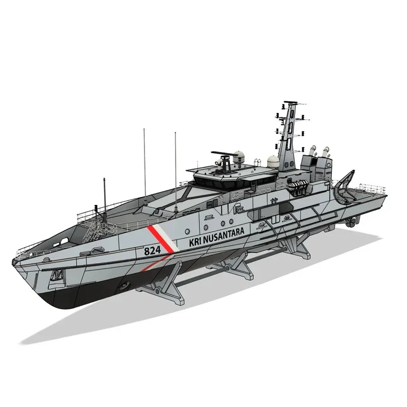 ANTNX 1/48 RC Australian Cape-class Patrol Boat Model Kit Hand-assembled Ship Model Toy Gift DIY Navy Battleship Model Kit Attack Ship ANTNX.COM