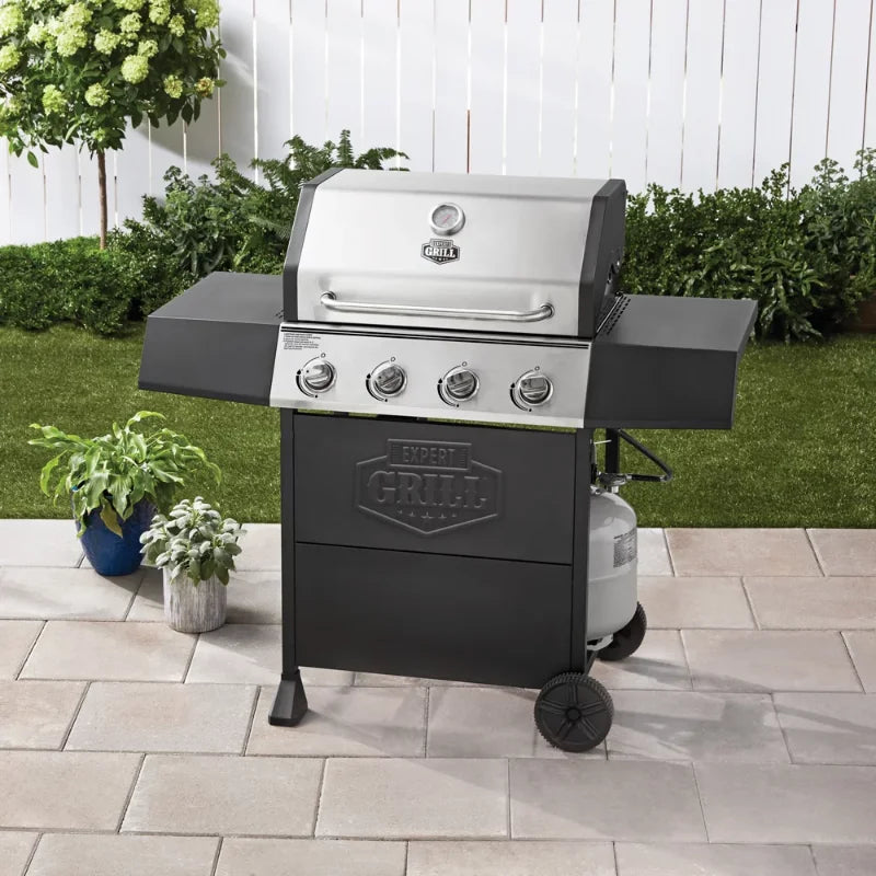MMOOKA Expert Grill 4 Burner Propane Gas Grill portable grill  bbq  gas grill