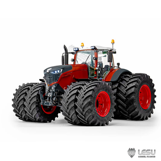 ANTNX Upgraded Lesu 1050 RC Tractor Metal 1/14 Hydraulic 4*4 Doubled Wheel Sound Light System Smoking Simulation Farm Truck Toy Model ANTNX.COM