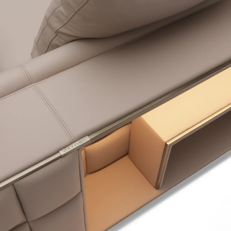 ANTNX Design Leather Living Room Sofas Luxury Modern Office Ergonomics Living Room Sofas Individual Storage Divano Trendy Furniture ANTNX.COM