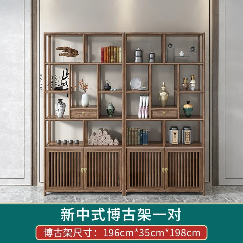 MMOOKA Solid Wood Table-Chair Set New Chinese Household One Table Five Chairs Kung Fu Tea Brewing Sets