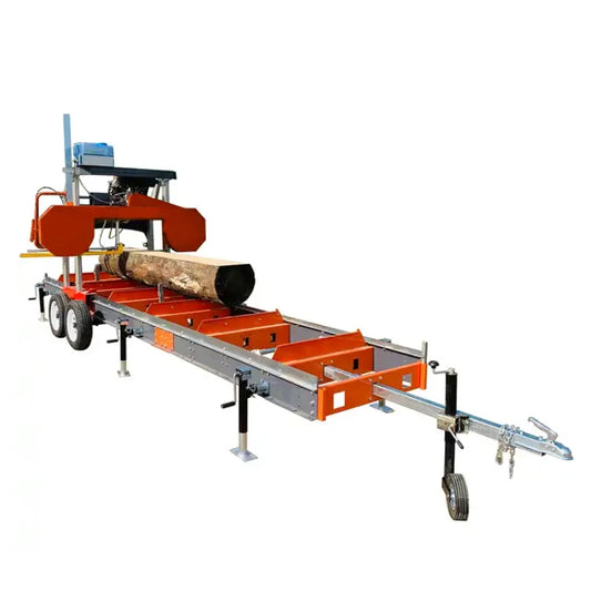ANTNX Factory Sale Wood Working Machinery Big Log Portable Diesel Horizontal Wood Cutting Band Sawmill Machine ANTNX.COM