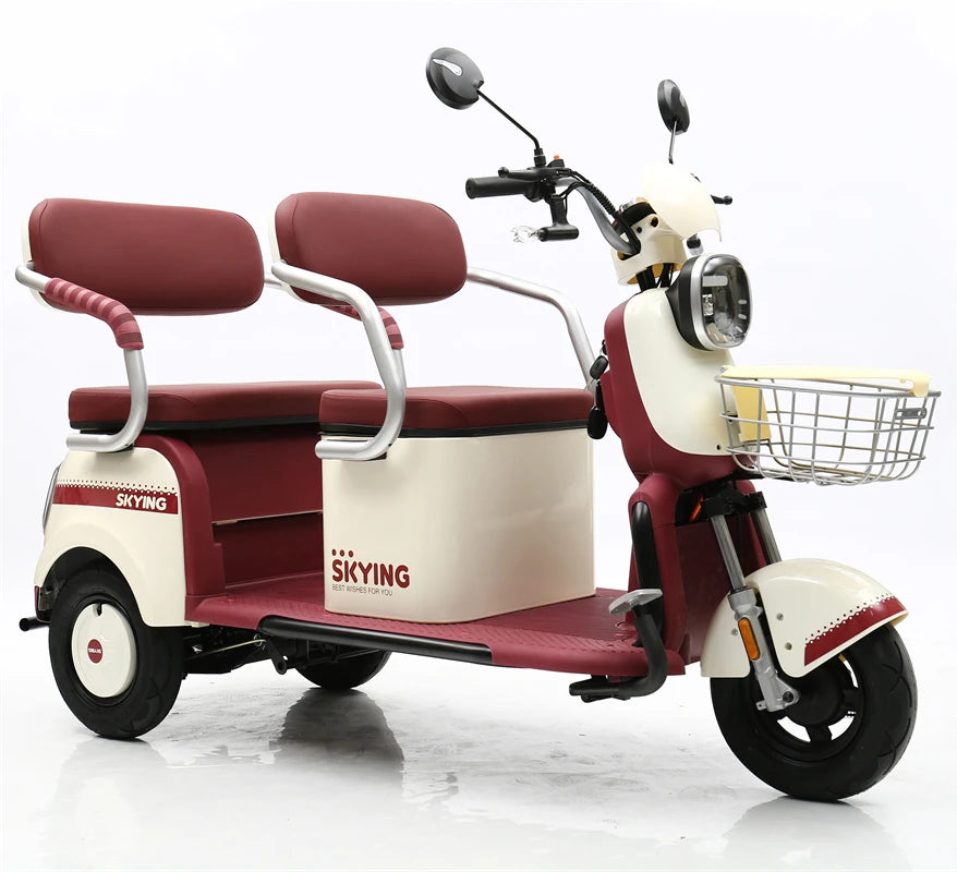ANTNX New Household High-speed Electric Tricycle 60v 800W Three Wheels Electric Vehicle Passengers 1000W Elderly Electro-Tricycle ANTNX.COM