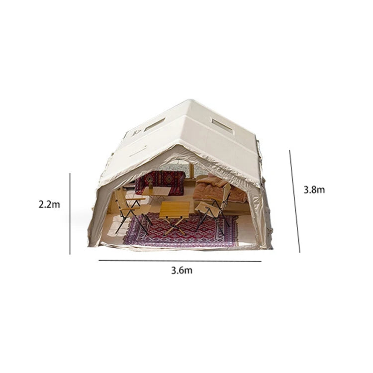 ANTNX Camping Inflatable Tent,3.6x3.8x2.2M One Room,Waterproof and UV Resistant,Outdoor Tent Suitable for Camping,Quick Auto Open ANTNX.COM
