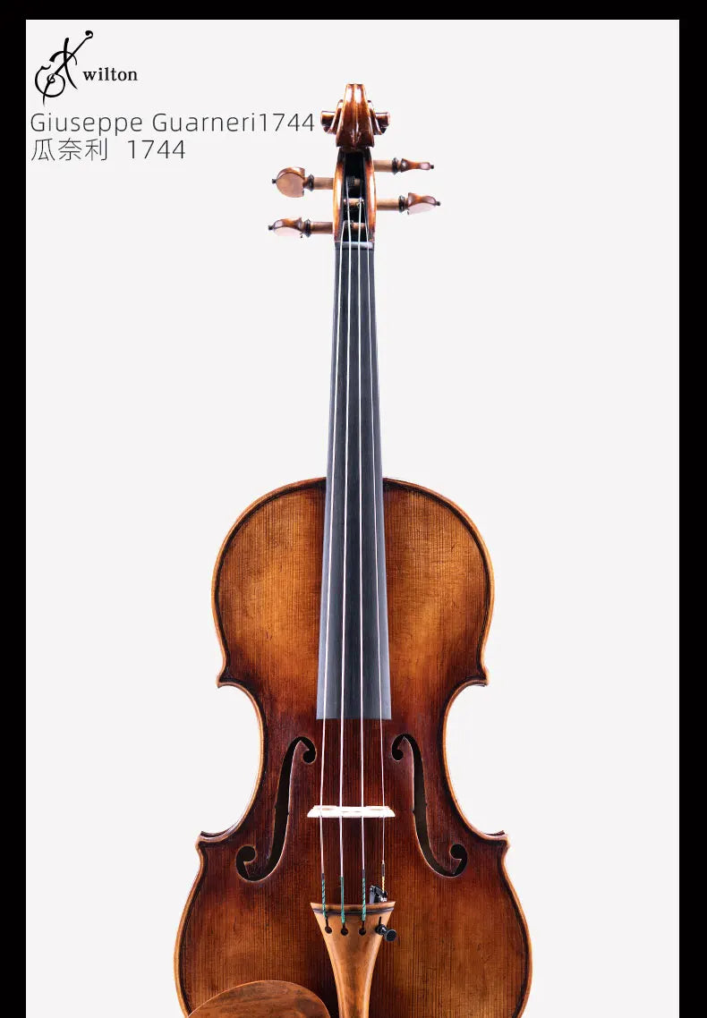Taishi 4/4 violin Copy of violin violin Guarneri  1744. "All European wood", oil varnish. The best performance! Free shi