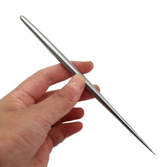 MMOOKA MMOOKA 1PC Stainless Steel Pottery Modeling Stick Acupressure Texture Creasing Indentation Sharp Pottery Clay Carving Clay ToolMMOOKA.COM