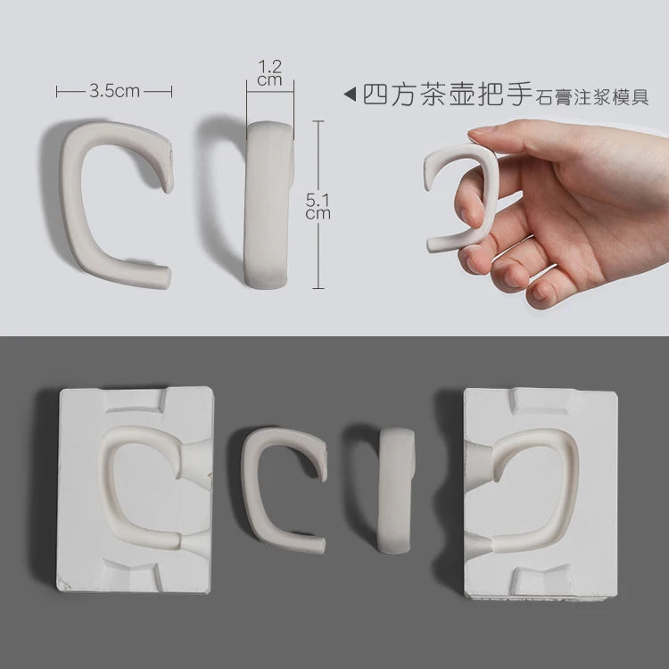 Pottery Clay Ceramic Coffee Cups, Handle Shaper Tools, Plaster Gypsum Mold Moulds, Handmade Craft Supplies, Different Kinds