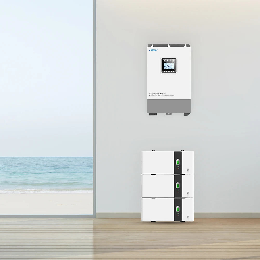 ANTNX Epever Lowest Price Mppt Hybrid inverter 3KW 5KW Best Single Phase Home Inverter EU Stock ANTNX.COM