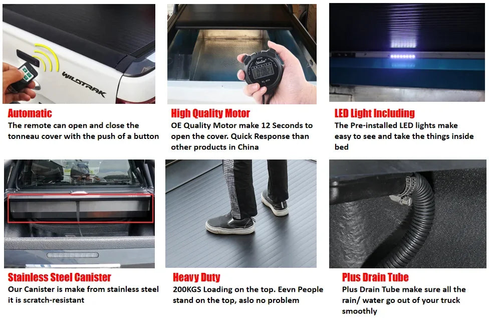 Kscpro Automatic Roller Shutter Electric Roller Lid For Isuzu D-Max DMAX 2022