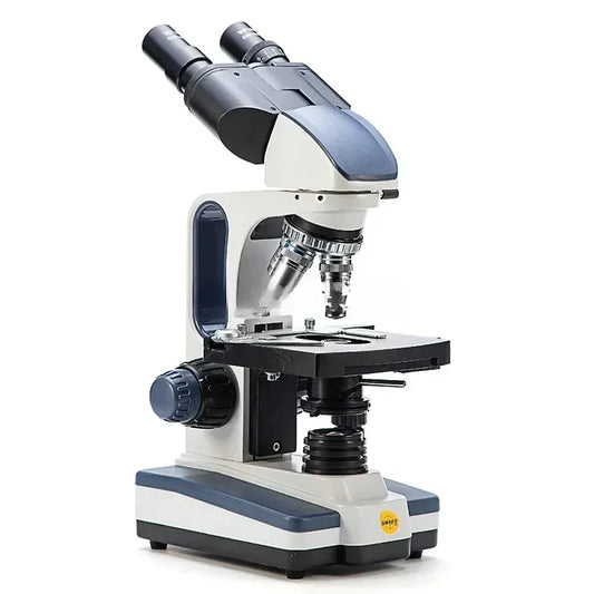 MMOOKA 350B New Design Smartphone Microscpio  Binocular Biological Microscope Compound  Profesional Blood Microscope 2500X