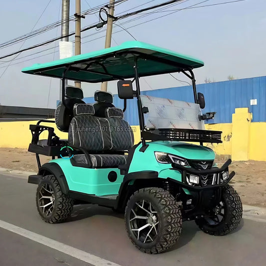 ANTNX 2025 New Gas Power Golf Buggies 2 4 6 seater 300CC 350CC Lifted Off Road Hunting Black Golf Electric Cart ANTNX.COM