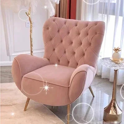 MMOOKA Nordic Accent Living Room Chairs Armchair Lounge Sofa Living Room Chairs Recliner Cadeiras De Jantar Furniture Sets WRXXP