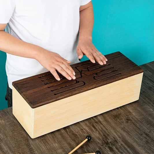 ANTNX Solid Wood Hollow Drum 10 Timbre Professional Drums Children Beginners Meditation Healing Musical Percussion Instruments ANTNX.COM