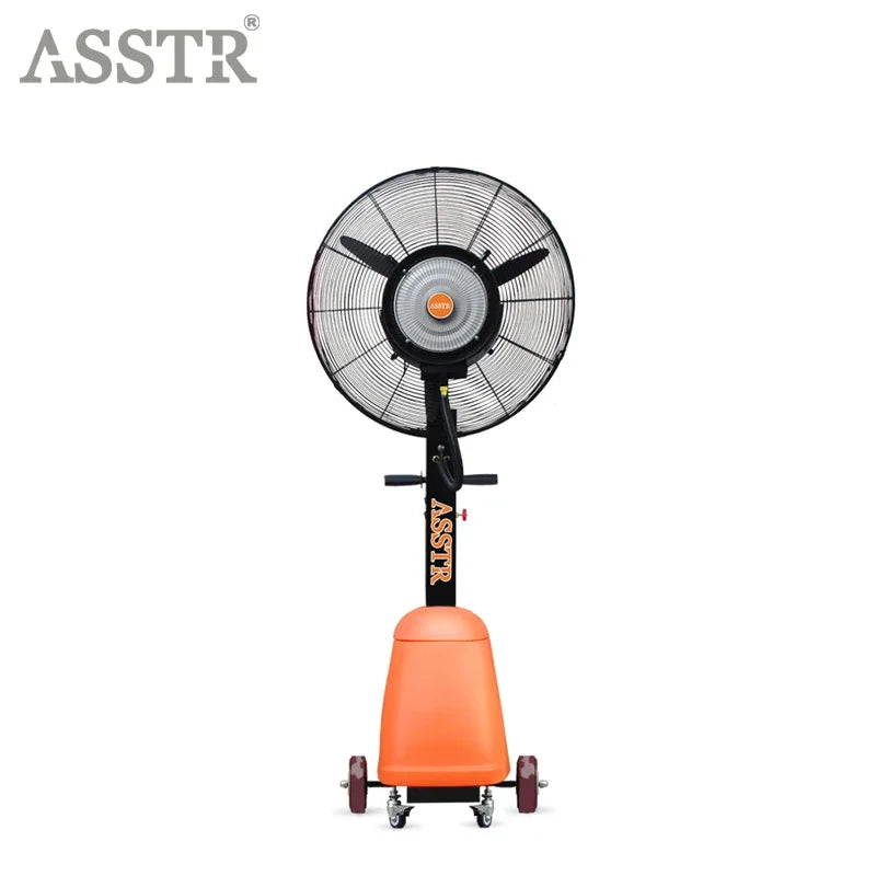MMOOKA Spray water spray fan Commercial disinfection Industrial floor fan Large air volume Water mist mosquito repellent