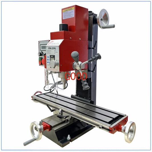 MMOOKA Fusikaya FM-25VL 1100W brushless motor DIY metal drilling and milling machine
