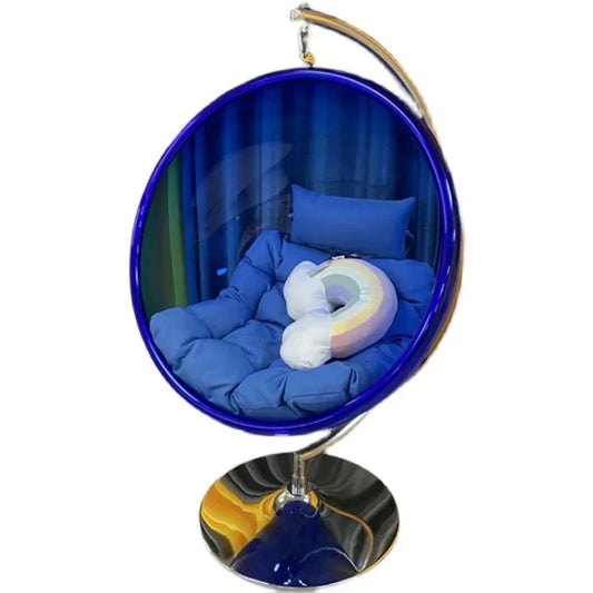 MMOOKA Bubble Chair Transparent Glider Single Cradle Chairs Indoor Balcony Lazy Hanging Basket Swing Rocking Chair Outdoor Egg Chairs