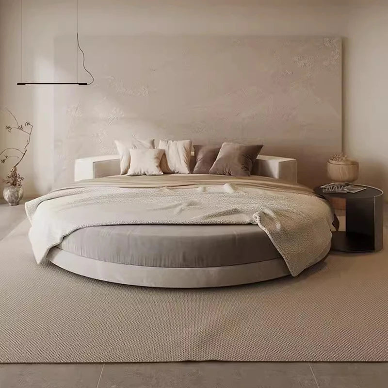 ANTNX Organizer Ltalian Bed Frame Double Modern Cheap Aesthetics Minimalist Bed European Safe Design Wood Cama Casal Home Furniture ANTNX.COM