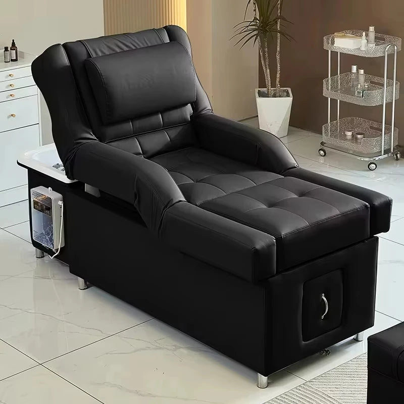 Customised Massage Shampoo Bed Luxury Modern Head Spa Footbath Back Lift Lay Down