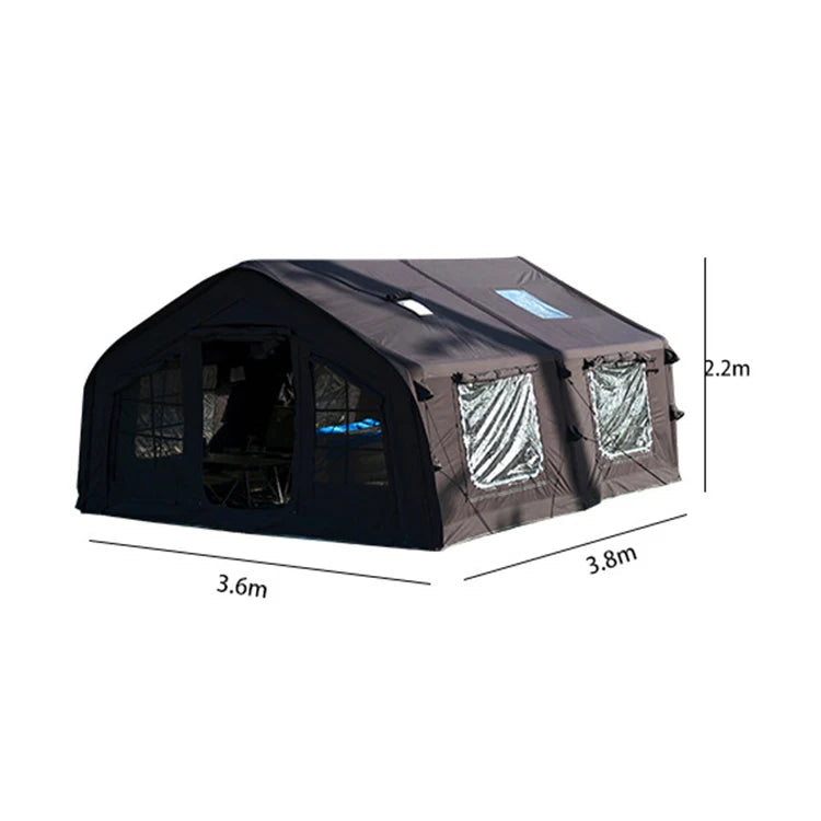 ANTNX Camping Inflatable Tent,3.6x3.8x2.2M One Room,Waterproof and UV Resistant,Outdoor Tent Suitable for Camping,Quick Auto Open ANTNX.COM