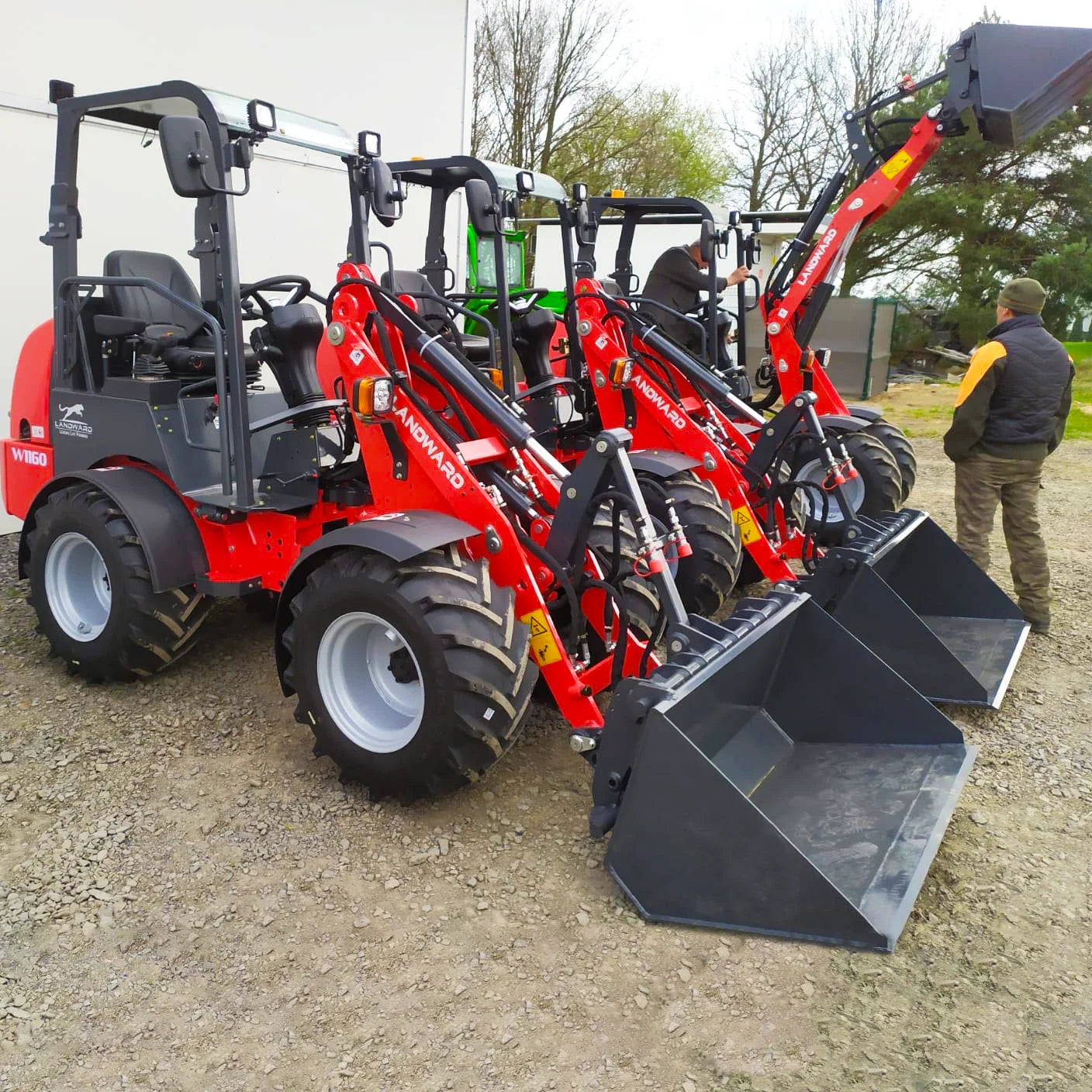 ANTNX Kubota Diesel Loader Hot Sale 4WD Project Use Loading Machinery All Terrain Off-Road Small Loader CE Euro 5 Wholesale Customized ANTNX.COM