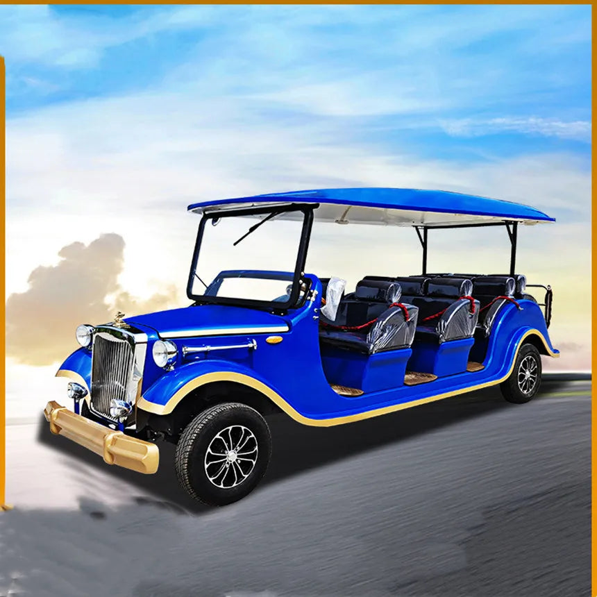 ANTNX Street Legal Support Custom Electric Golf Cart Adult Electric Car Electric Classic Car With Speaker Mini For Family And Hunting ANTNX.COM