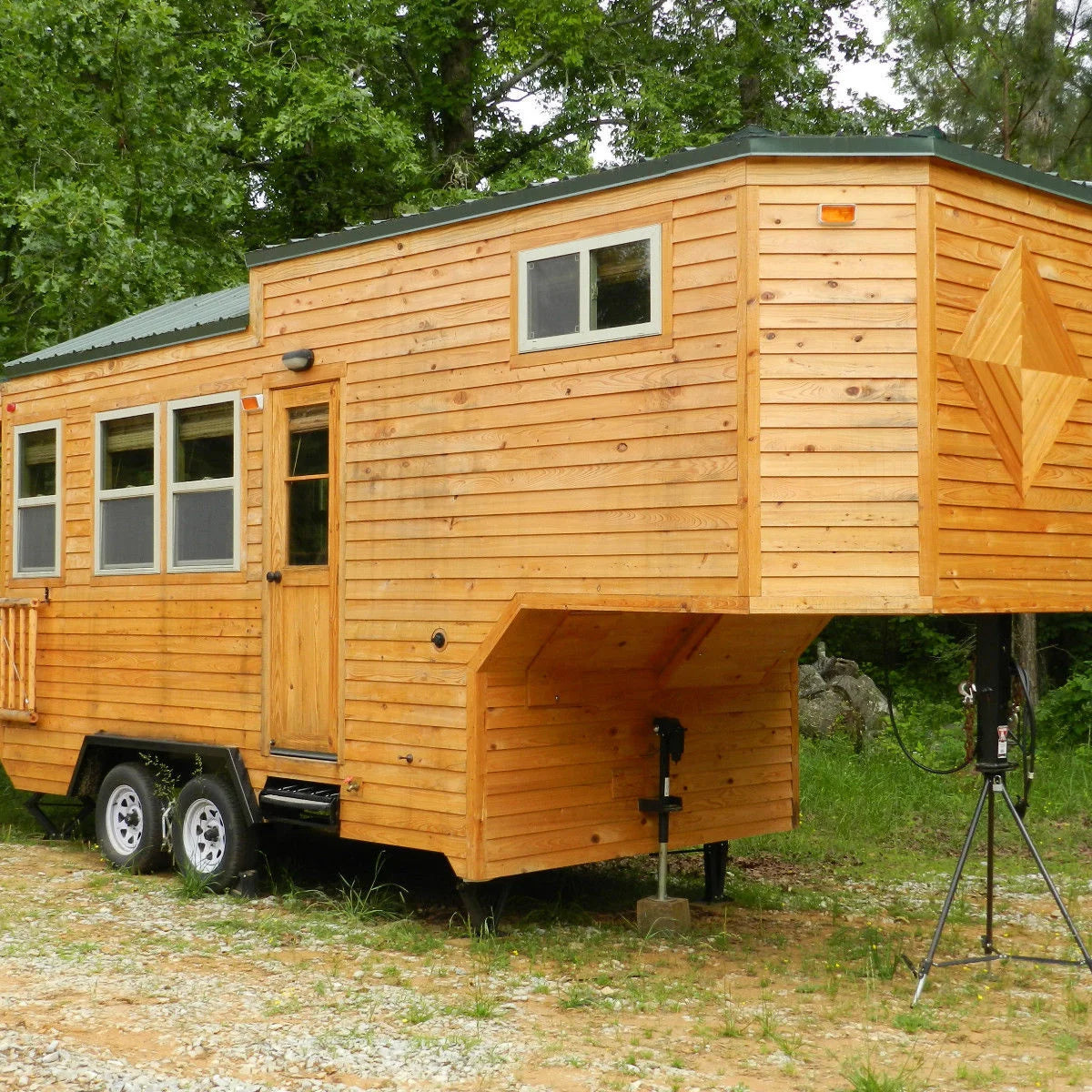 Factory - Priced Prefab Tiny House on Wheels | Modern Small Mobile Trailer Home | Sandwich Panel Steel Construction