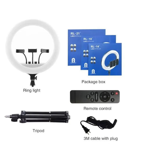 MMOOKA 2025 hot sale Kalio 18 Inch Youtube Tiktok 180 Degree Adjustment Ring Light with Tripod