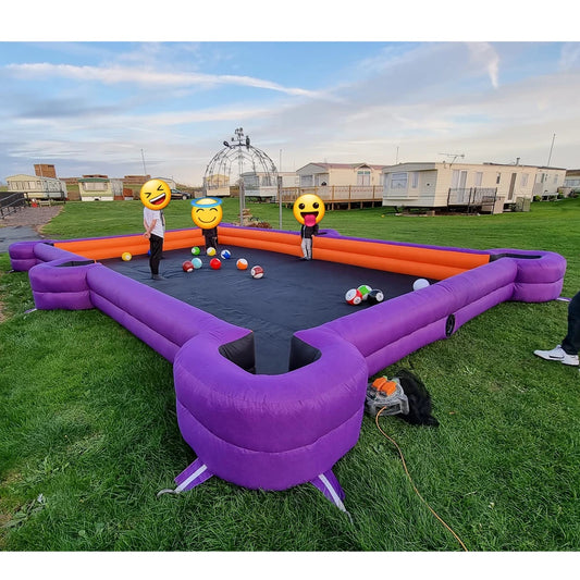 ANTNX Commercial Inflatable Snooker Soccer Pool Inflatable Snookball Table Giant Outdoor Human Billiards For Events Carnival Games ANTNX.COM