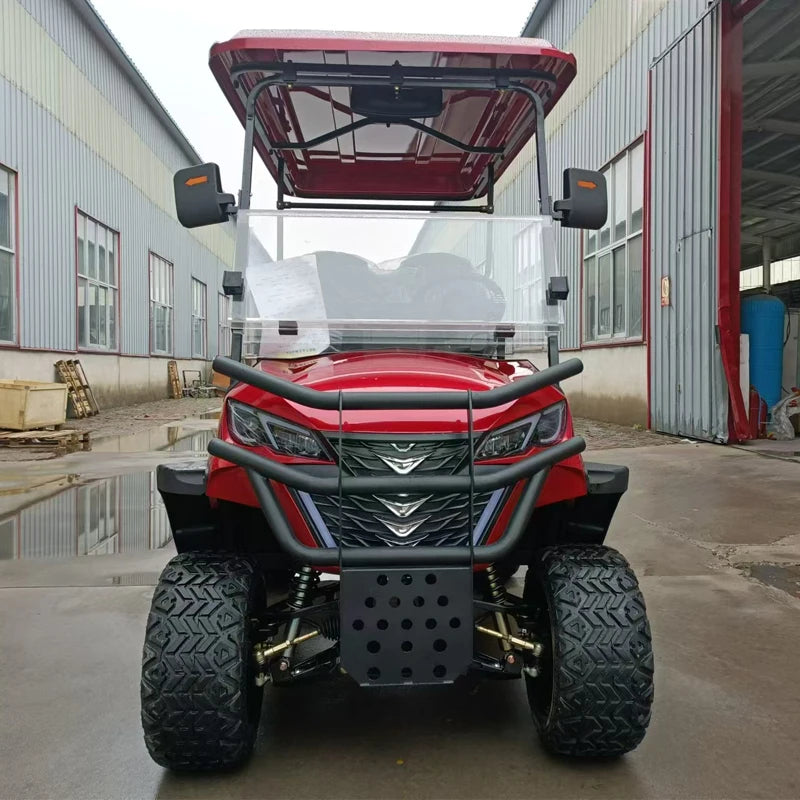 ANTNX Sightseeing 60V 72V Lithium Battery 4 Wheel Drive 4000W 5000W 7500W 4 Seater Electric Golf Cart With Luggage Carrier ANTNX.COM