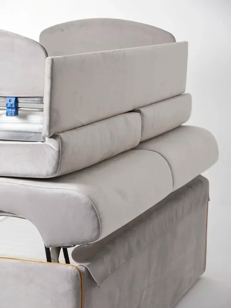 MMOOKA Smart sofa up and down bed folded dual-purpose living room, upper and lower bunk sofa bed, inside flip multi-functional study