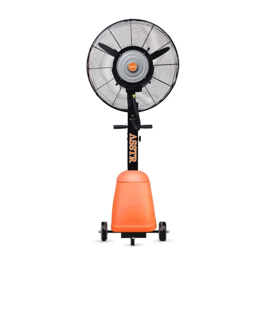 MMOOKA Spray water spray fan Commercial disinfection Industrial floor fan Large air volume Water mist mosquito repellent