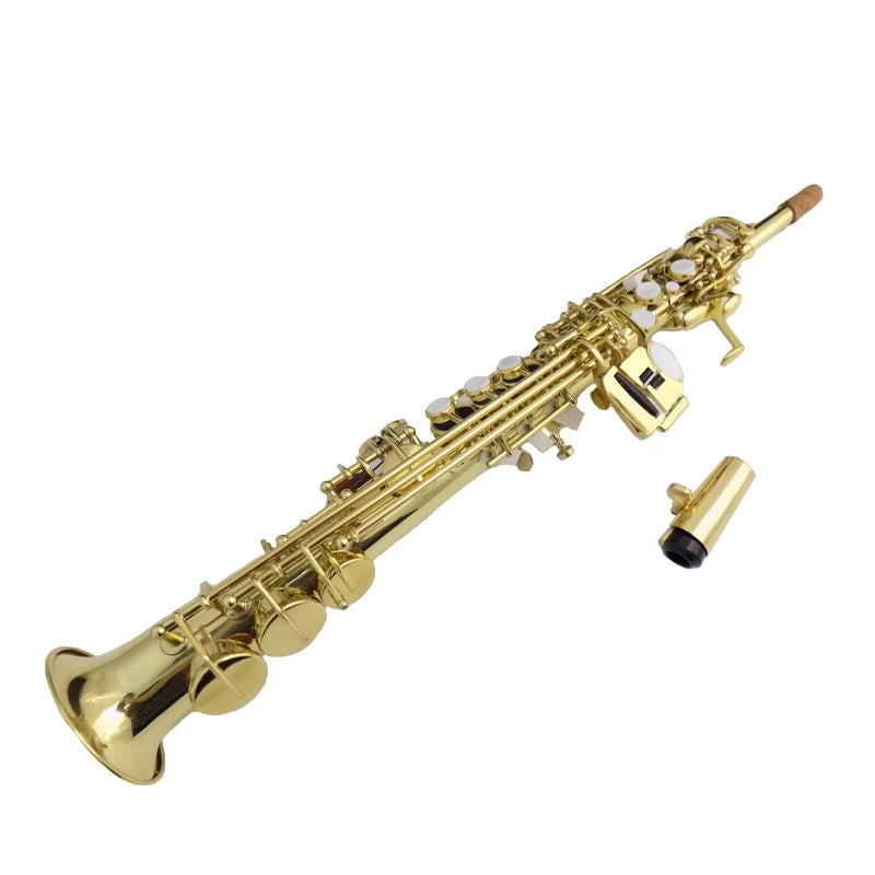 Eb Sopranino Saxophone Musical Instruments Yellow Brass Material with Foambody Case