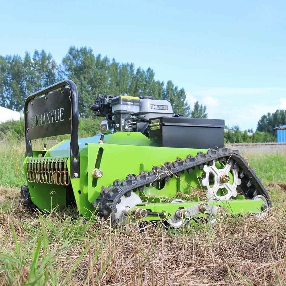 ANTNX Strong Crawler RC Flail Mower with 12 Sets Blades for Slopes Bushes 500 800mm Remote Flail Mower ANTNX.COM